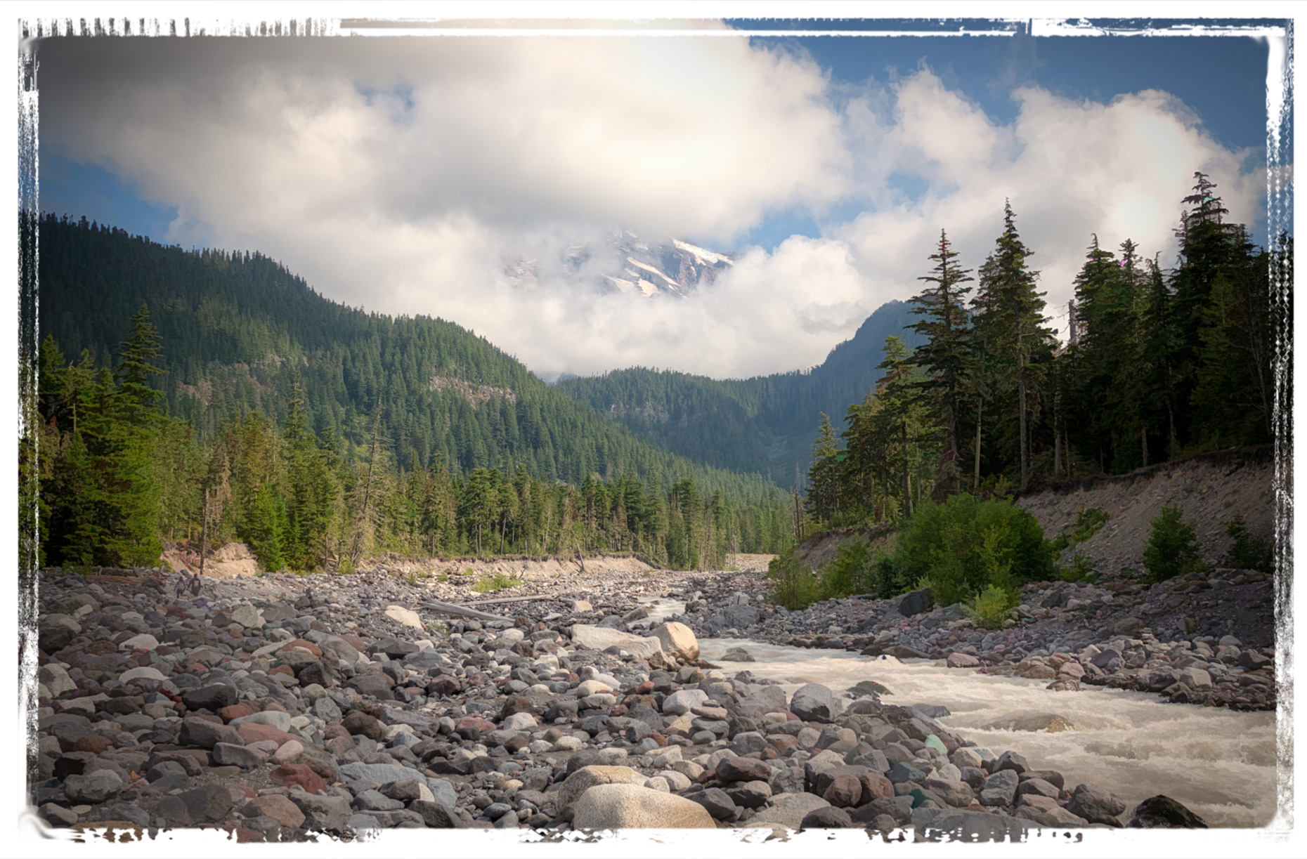 Carter Falls, Mt. Rainier – In a Dark Time